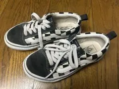 Vans チェッカー スニーカー 19cm