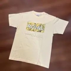 ROIAL バナナ柄 ボックスロゴ Tシャツ イエロー Lサイズのサムネイル