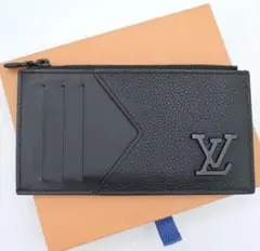 美品】LOUIS VUITTON LVアエログラム フラグメントケース BLK - メルカリ