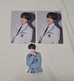 なにわ男子　HARDWORK トレカ　ステッカー　長尾謙杜