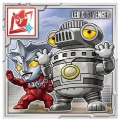 ウルトラマン　シールウエハース　vol.6　Ⅵ-NO.26 　N　レオ＆…