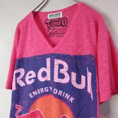 Red Bull Vネック Tシャツ FREE SIZE