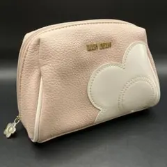 MARY QUANT マリークワント シュリンクデイジーパッチ オーバルポーチ