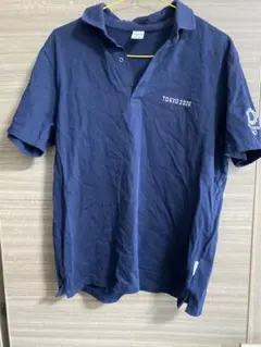 TOKYO2020 オリンピック　公式　ポロシャツ　紺色　綿100%