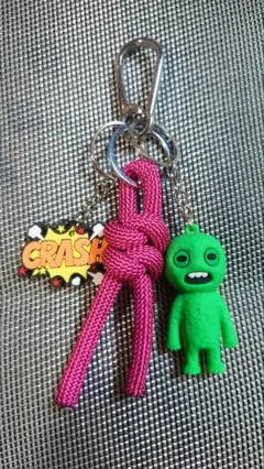 ハンドメイド　バックチャーム　じゃらじゃらキーホルダー　パラコード　ハロウィン