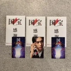 国宝　特大ヒット御礼入場者プレゼント　3枚セット