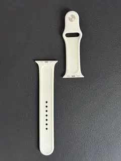 純正 アップルウォッチ41mm M/L スポーツバンド スターライト 箱なし