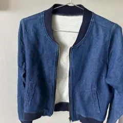 ダークブルー ジャケット　Gジャン