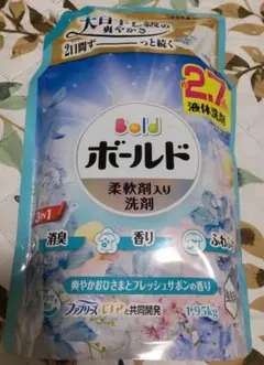 ボールド 液体洗剤 爽やかおひさまとフレッシュサボンの香り 1.95kgのサムネイル