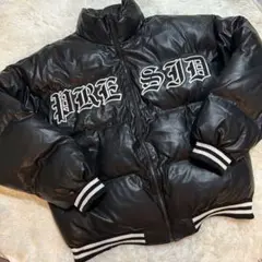 希少 reakinsse ダウンジャケット 刺繍ロゴ Y2K 平成 大きいサイズ