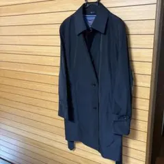 ランバン LANVIN コレクション ダークネイビー シングル トレンチ 