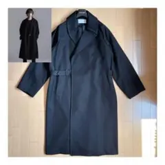 新品 LITHIUM HOMME タイロッケン コート 48 リチウムオム 黒