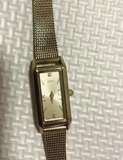 【和】稼働品 エテ ete 長方形型 腕時計 1Pストーン レディース ete 腕時計 レクタングルフェイス ウォッチ レディース