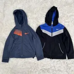 ✴︎2セット　NIKE ナイキ　キッズ　フルジップ　スウェットパーカー