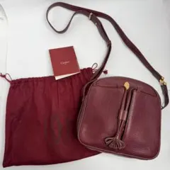 美品✨️】カルティエ ショルダーバッグ トリニティ シボ革 C金具 