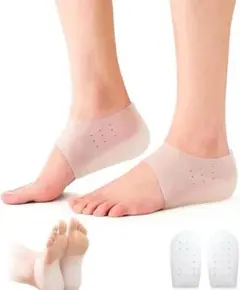 シークレットインソール 身長アップ 高通気性 3cm ホワイト 透明