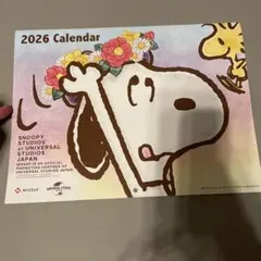 2026 スヌーピーカレンダー ユニバーサルスタジオ