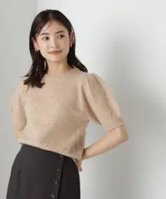 NATURAL BEAUTY BASIC エアリーモヘヤライクニット