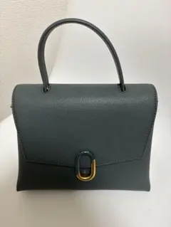 チャールズアンドキース 合成皮革 ハンドバッグ グリーン　ショルダーバッグ