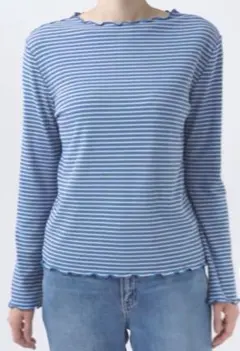 LOWRYSFARM ボーダーテレコロングスリーブ