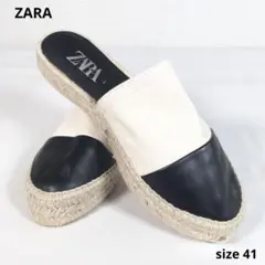 ☆ソール高さ約3.5㎝☆ZARA ザラ サンダル スリッポン エスパドリーユ