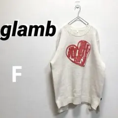 グラム セーター クルーネック メンズ アクリル glambフリーサイズ ハートのサムネイル