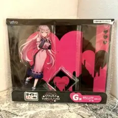 タイトーくじ 一番くじ　桜ミク　G賞　巡音ルカ　背景パーツ付きクリアスタンド