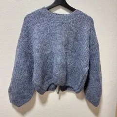 【Heather】バックスリットニット