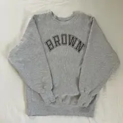 90s champion reverse weave Brown スウェット