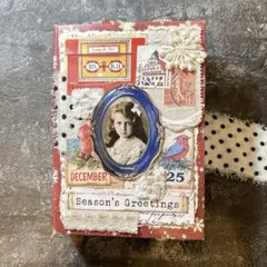 N1 クリスマス ジャンクジャーナル 雑記帳 junkjournal