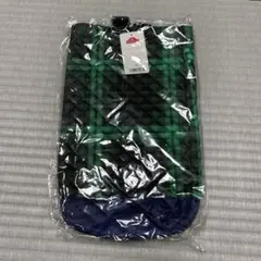シューズ入れ　紺グリーンチェック　イオン