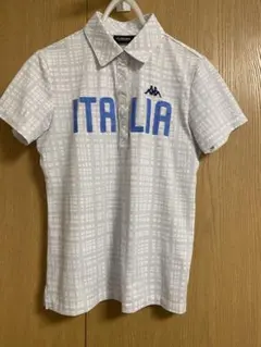 Kappa グレーチェック　Italia刺繍ポロシャツのサムネイル