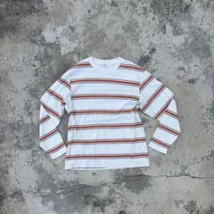 00s オールドユニクロ 短丈 ボーダーロンＴ シティーボーイ y2k