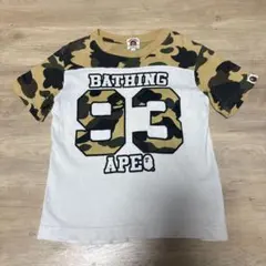 ⚠️売り切り⚠️ BAPE KIDS 迷彩 Tシャツ 120cm - メルカリ