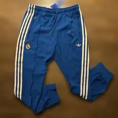新品タグ付 adidas レアルマドリード トラックパンツ XL スカイブルー