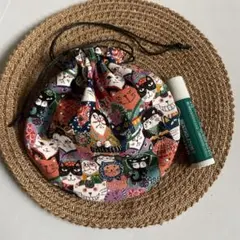 まんまる巾着◉ネコだにゃ〜