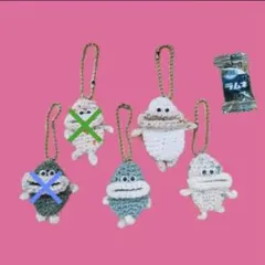 パクパクモンスター　ハンドメイド あみぐるみ キーホルダー 1つのサムネイル