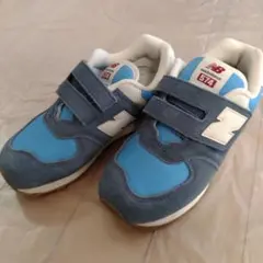 New Balance 574 キッズシューズ 青　19cm