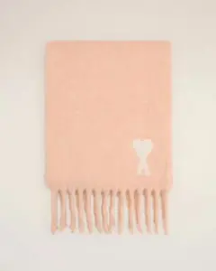 2026年最新】AMI Paris アルパカ オフホワイト Ami De Coeur スカーフ