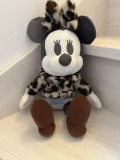 ミニーマウス　デココレ アニマルレオパード ぬいぐるみ