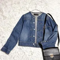 アーバンリサーチドアーズ ノーカラーデニムジャケット DOORS Gジャン