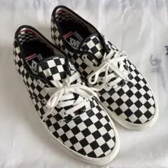 希少】VANS廃盤ボルトライン/チェッカー柄/ネイビー/US9.5/箱付 - メルカリ