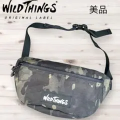 WILD THINGS ワイルドシングス　ボディバッグ 迷彩柄　アウトドアフェス