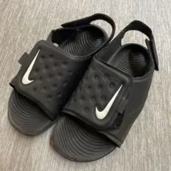 Nike ブラック サンダル 18cm