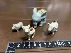ミニチュア動物フィギュア4体セット