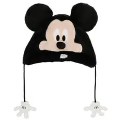 ミッキーマウス フリース帽子