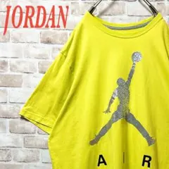 ☆ビックプリント☆ JORDAN☆ジョーダン☆Tシャツ☆イエロー☆オーバーサイズ