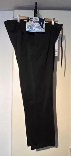 【新品】高通気 接触冷感 スラックス 黒