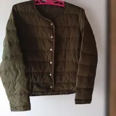 BEAMS HEART オリーブ カーキ　ダウンジャケット　美品！のサムネイル