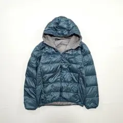美品＊モンベル　ライトアルパインダウンパーカ　グリーン　S　1101361